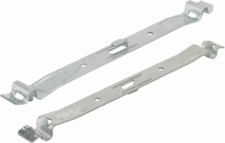 Eaton B-Line series Flextray wire basket tray, Used with 2" to 32" wide flextray, Black powder coat, Steel, Tab-loc connectors