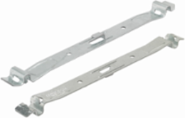 Eaton B-Line series Flextray wire basket tray, Used with 2" to 32" wide flextray, Black powder coat, Steel, Tab-loc connectors