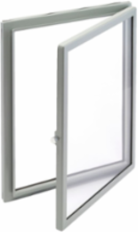 Eaton B-Line series window and door kit, NEMA 12, ANSI 61 gray polyester powder coated, 20.5x20.5x20.5 in