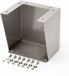 Eaton B-Line series bolt on accessories, ANSI 61 gray polyester powder coated finish, Stainless steel, 10x8.06x12 in