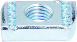 Eaton B-Line series strut channel, nuts, all threaded rod, Steel, Channel nuts, Spring nut, Stainless steel type 316, 3/8"-16 thread size