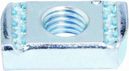 Eaton B-Line series strut channel, nuts, all threaded rod, Steel, Channel nuts, Spring nut, Electro-plated zinc, 5/8"-11 thread size