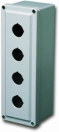 Eaton B-Line series JIC panel enclosure, 17.35" height, 3.89" length, 3.12" width, NEMA 4X, Screw cover, PVF enclosure, Surface mounted, Medium single door, No mounting provisions, Fiberglass, Seamless poured in-place gasket