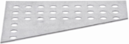 Eaton B-Line series slotted angle, 5" height, 7.38" length, 7.35" width, Steel channels, Green, Dura green, 12 gauge, Channel, strut and fittings, Connection plate