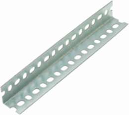 Eaton B-Line series slotted angle, 1.6" height, 120" length, 1.6" width, Steel channels, Green, Electro-plated zinc, 300 lbs, 14 gauge, Channel, strut and fittings