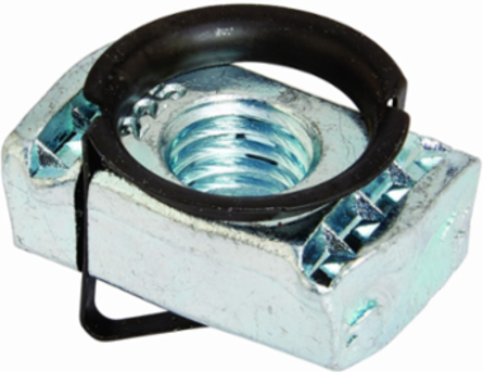 Eaton B-Line series strut channel, nuts, all threaded rod, Steel, Channel nuts, Twirl-nut, Electro-plated zinc, 12 gauge, 450 lbs pull out strength, 450 lbs slip strength, 5/16"-18 thread size