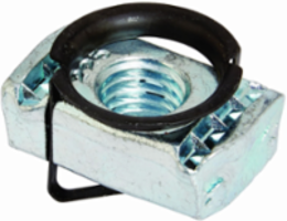 Eaton B-Line series strut channel, nuts, all threaded rod, Steel, Channel nuts, Twirl-nut, Electro-plated zinc, 12 gauge, 100 lbs pull out strength, 100 lbs slip strength, 10"-32 thread size