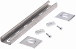Eaton B-Line series Flextray wire basket tray, Steel, Stainless steel type 316, Wall mount kit