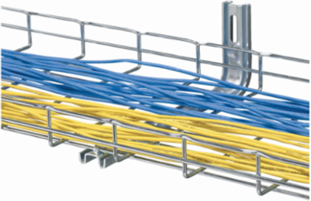 Eaton B-Line series Flextray wire basket tray, Steel, Flex tray wall mount kit