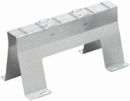 Eaton B-Line series Flextray wire basket tray, Used with (WBUHD) hold down clips, Steel, 4" height, Under floor stand