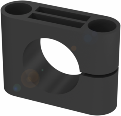 Universal Bracket for Ø18 mm Sensors, PA 6, 36 x 12 x 26 mm