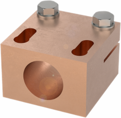 Universal Brackets for M12 and Ø18 mm Sensors, Steel Galvanized, 38.1 x 25.4 x 38.1 mm