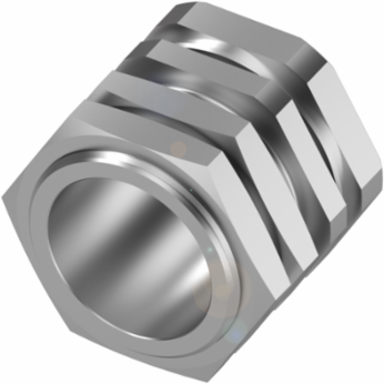 Proximity Sensor Mount for Ø30 mm Sensors, Brass Nickel-Plated, 36 mm Length
