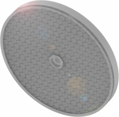 Reflector Cube Corner 4 mm for Retro-Reflective Sensors, Ø 84 x 7.3 mm, PMMA