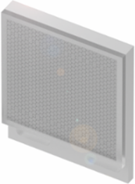 Reflector, 51 x 61 x 7.5 mm, PMMA, Cube Corner 1.2 mm