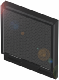 Square Reflector for Retro-Reflective Sensors, 51 x 61 x 8 mm, PMMA