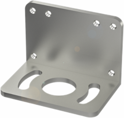Brackets for Vision Sensors, SmartCameras, Lights, 61 x 40 x 43 mm, Aluminum
