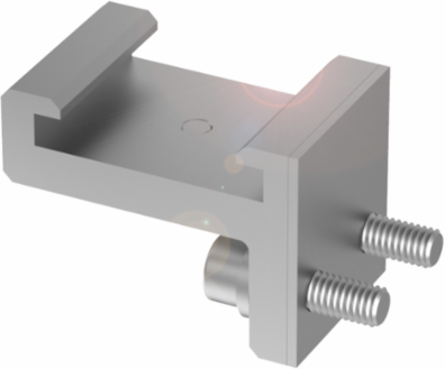 RFID System Brackets, 46.6 x 33.8 x 30 mm, Aluminum Anodized
