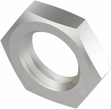 Brass Nickel-Plated Nuts for M12 Sensors