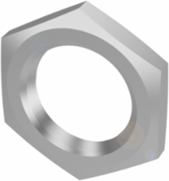 Nuts for M18 Sensors, Brass Nickel-Plated Material