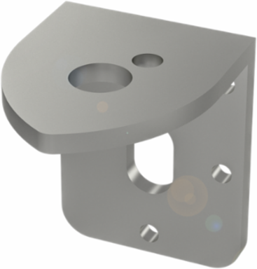SmartLight Mounting Brackets, 80 x 6 x 62 mm, Aluminum Anodized