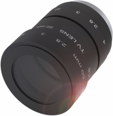 Optics Diaphragm Lens 6 mm Focal Length, Aluminum, Ø 32 x 43.4 mm