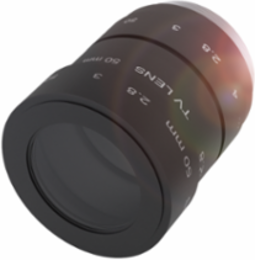 Optical Lens 12 mm Focal Length, Ø 29.5 x 53.7 mm, C-Mount