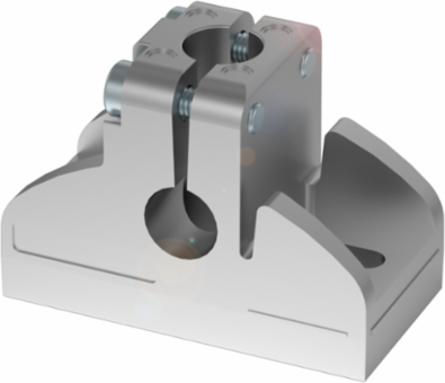 Flexible Mounting System, Zinc Chrome Plated, 60 x 30 x 42.8 mm