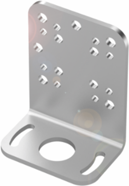 Aluminum Anodized Mounting Brackets for Vision Sensors, 3 x 60 x 80 mm