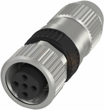 Field Attachables IP67, 4-Pin M12 Connector, IDC Wire Mounting