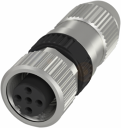 Field Attachables IP67, 4-Pin M12 Connector, IDC Wire Mounting