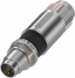 Field Attachables M8x1 Male Connection, IP67, -40 to 85 C, 4.0 A