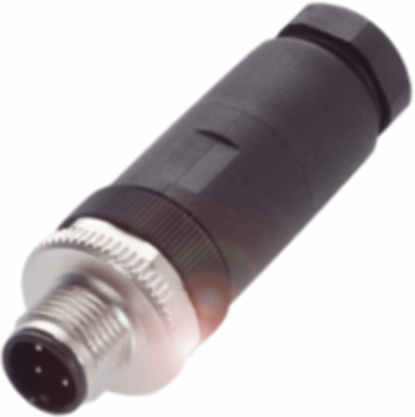 Field Attachables, 6-8 mm Cable Diameter, IP67, M12x1 4-Pin