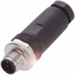 Field Attachables, 6-8 mm Cable Diameter, IP67, M12x1 4-Pin