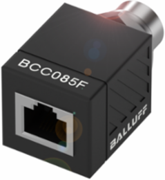 Bulkhead, M12x1 Female 4-Pin, RJ45, IP67, Rated Current 0.5 A