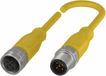 Double-Ended Cordset, 3 Meter, M12 5-Pin A-Coded, IP67/IP68/IP69K