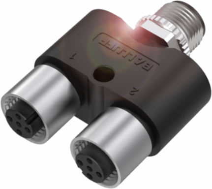 Tees M12x1 5-Pin A-Coded, IP67, -20 to 80 °C