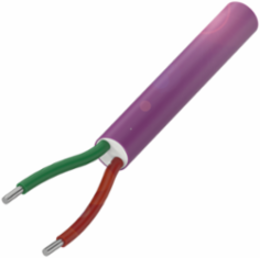 Bulk Cable, 2 Conductors, 24 AWG, Profibus, PUR Shielded 100.00 m
