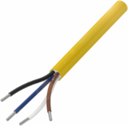 Industrial Bulk Cables, 3 Conductors, 22 AWG, 100 Meter Length, PUR