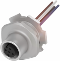 Receptacle, 2.00 m Lead Length, M12x1-Female, 4-Pin, IP67