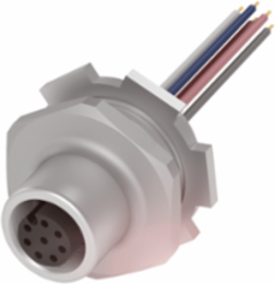 Receptacle, 8 Conductors, 60 VDC / 60 VAC, IP67, 2.00 m Lead Length