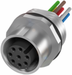 Receptacle 8-Pin M12x1-Female IP68 30 VDC/30 VAC 2.0 A