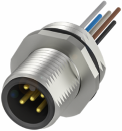 Receptacle 5-Pin M12x1 2.00 m IP68 Rated 4.0 A