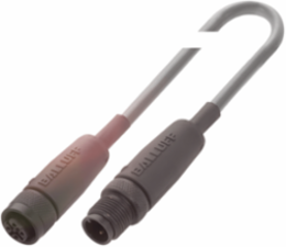 Double-Ended Cordset, 4 Conductors, 250 VDC/VAC, IP65, 0.30 Meter