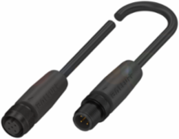 Double-Ended Cordset, 0.60 m, IP65, 4 Conductors, 250 VAC/VDC