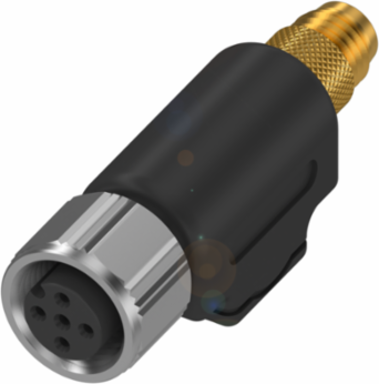 Adapters M12x1-Female, M8x1-Male, IP67, -25...85 °C, 3.0 A