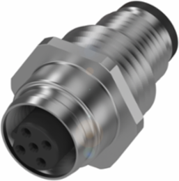 Bulkhead IP67, M12 5-Pin, -25 to 80 C, 60 VDC, 4.0 A