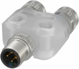 Tees, M12x1 Connection, IP68, 30 VDC