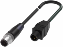 Double-Ended Cordset, 4 Conductors, 0.3 Meter, IP68 Rating