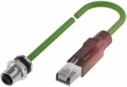 Bulkheads with IP67/IP20 Rating, M12x1 and RJ45 Connections